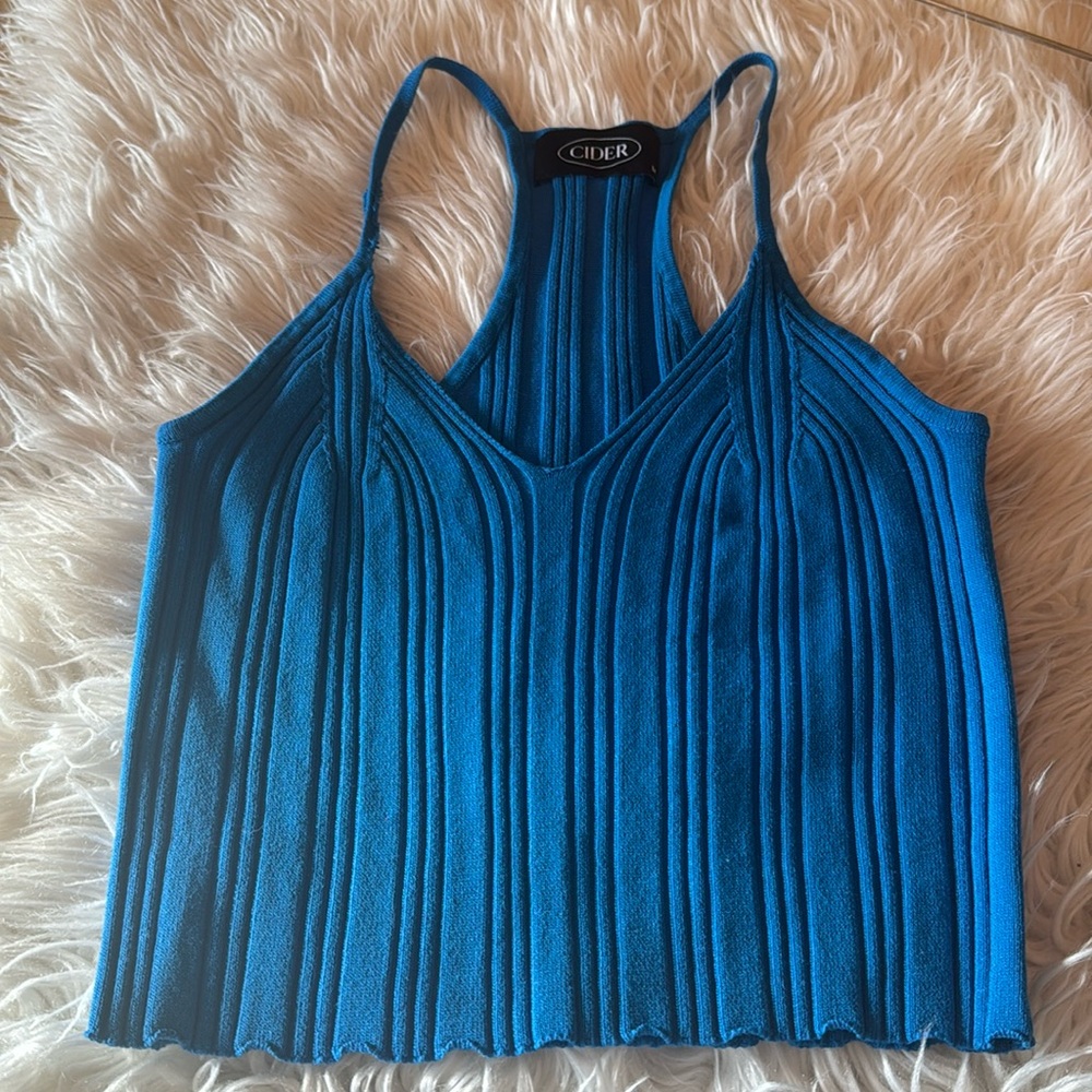 Cider sweater knit tank top